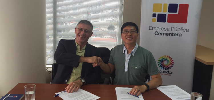 Empresa Pública Cementera y estatal china firman acuerdo para construir unidades educativas.